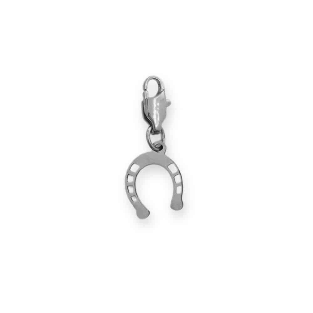 Charme Fer à Cheval En Argent 925/1000 - Porte-bonheur - Marque Jewellerybox - Neuf Avec étiquettes