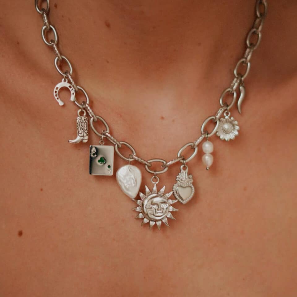 Collier Grigri Argent - Personnalisable