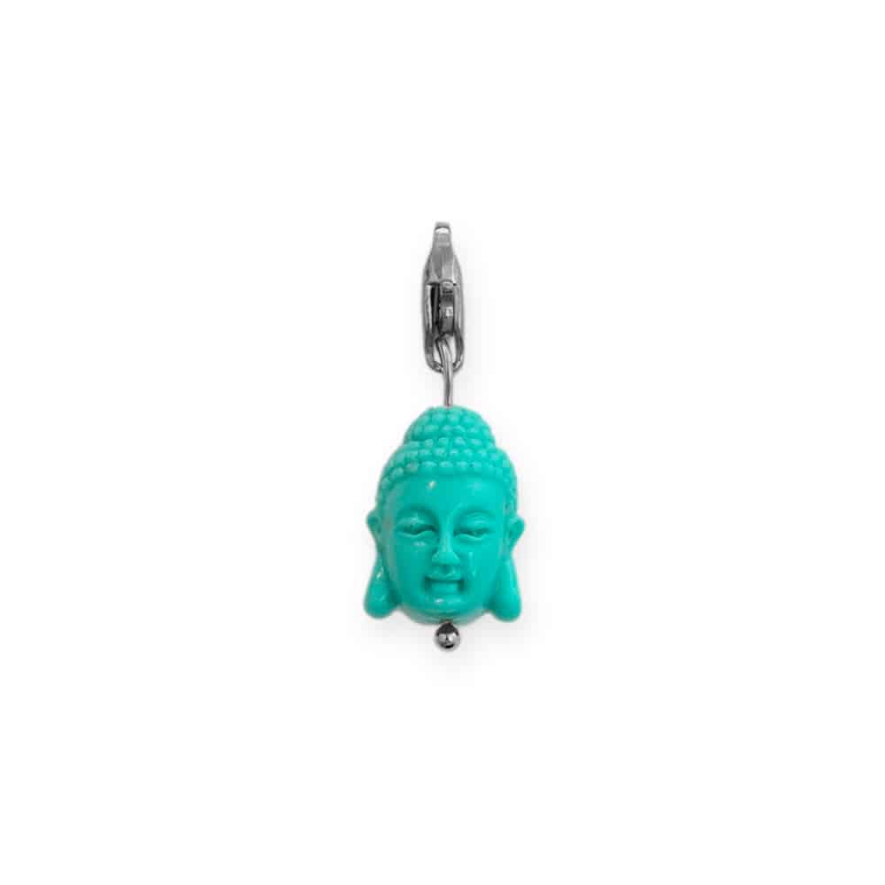 charm-bouddha-turquoise-argent-les-pomponnettes