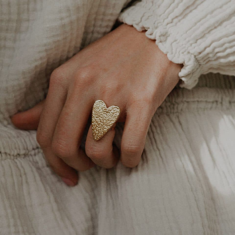 Bague big coeur