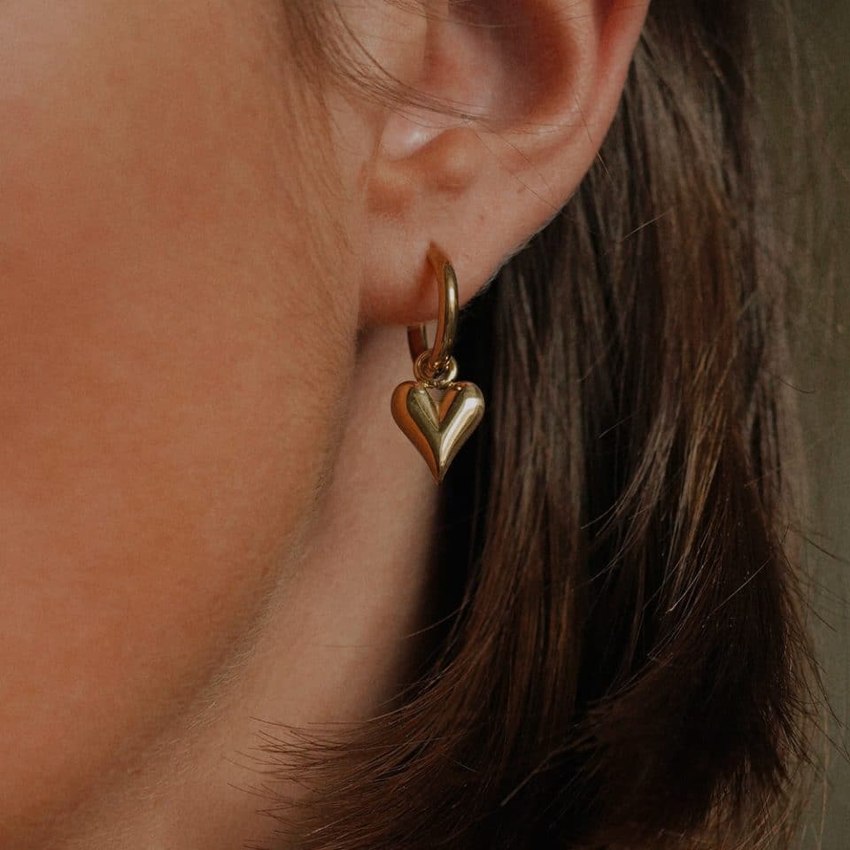 Boucles d'oreilles coeur