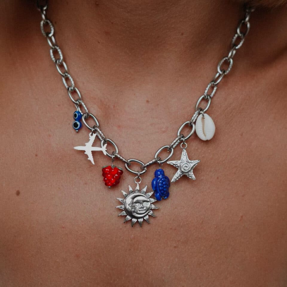 collier océan argent les pomponnettes